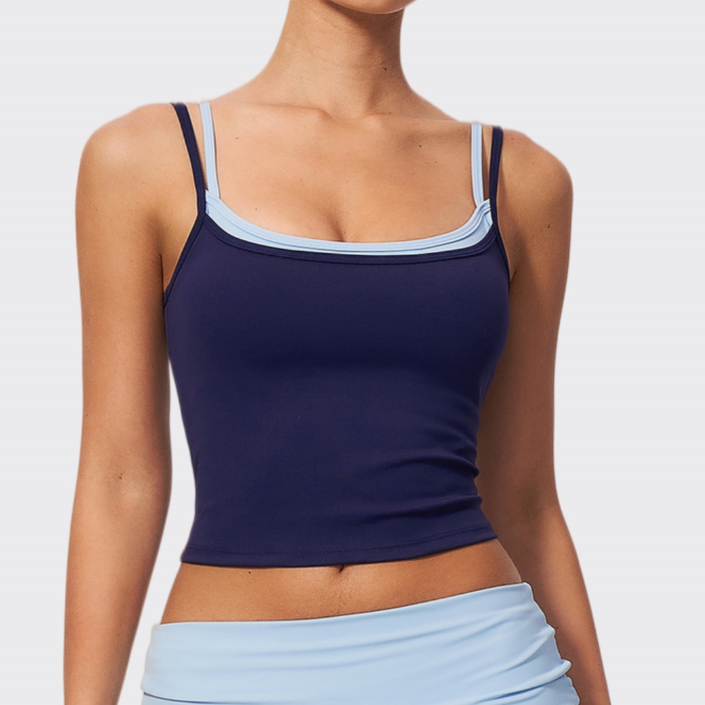 Yoga Vest Women False Two-piec - J-Yoga Fitness ulasan dan harga