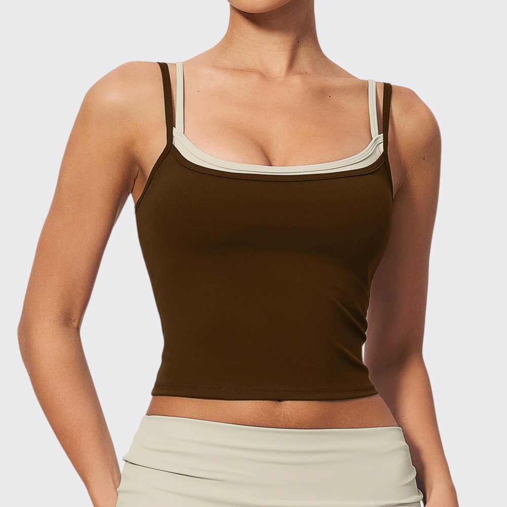 Yoga Vest Women False Two-piec - J-Yoga Fitness ulasan dan harga