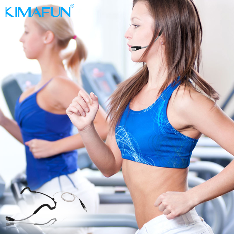 KIMAFUN Pro Wired Headset Micr - Yoga Fitness Instructor ulasan dan harga