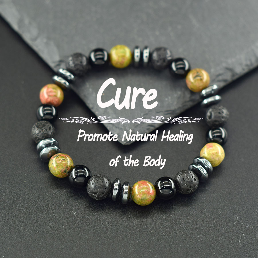 Natural Unakite Jasper Stone B - Yoga Fitness Promotion ulasan dan harga