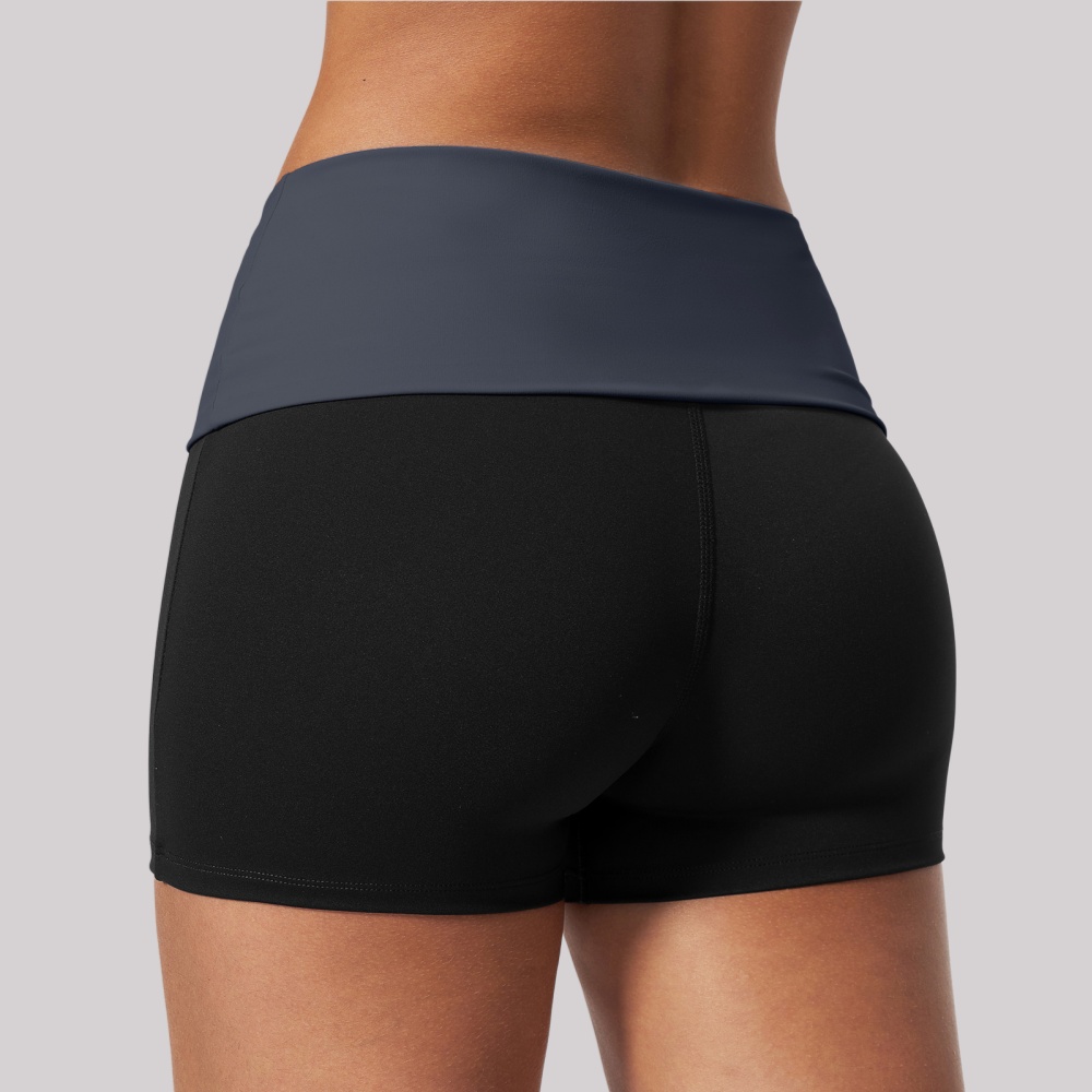 Women Fold Over Yoga Sports Sh - J-Yoga Fitness ulasan dan harga