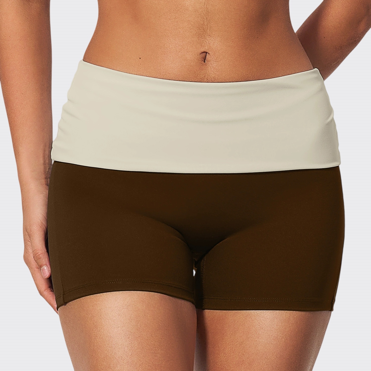 Women Fold Over Yoga Sports Sh - J-Yoga Fitness ulasan dan harga