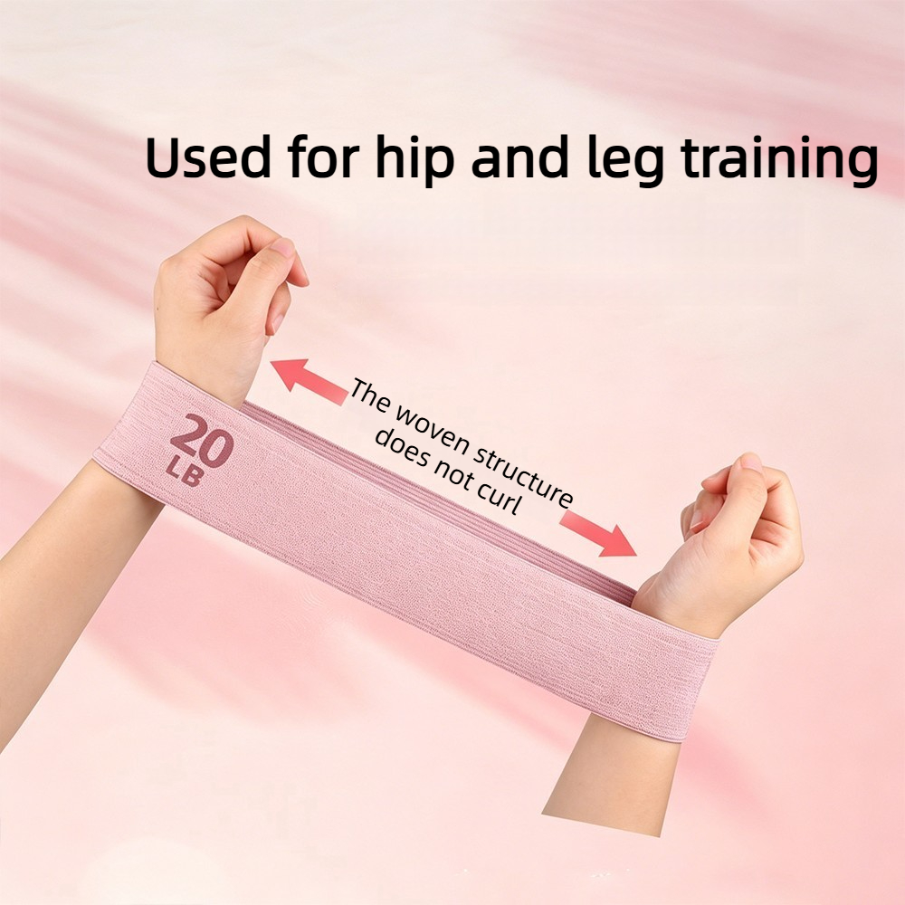 20-90LBS Fabric Elastic Band F - Yoga Fitness Resistance Band ulasan dan harga