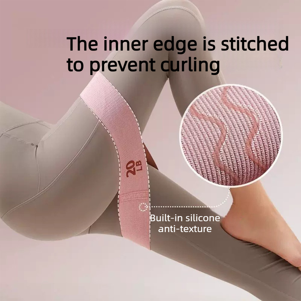 20-90LBS Fabric Elastic Band F - Yoga Fitness Resistance Band ulasan dan harga