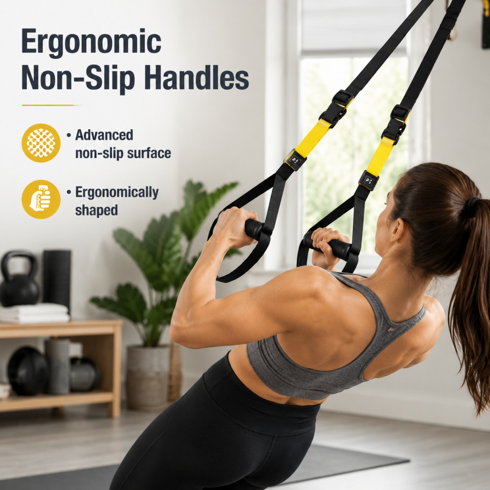 TRX Adjustable Suspension Trai - Yoga Fitness Trx ulasan dan harga