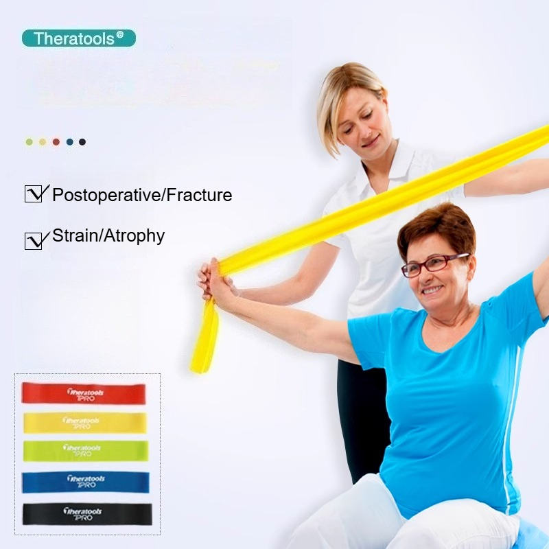 Resistance Bands Exercise Elas - Yoga Fitness Resistance Band ulasan dan harga