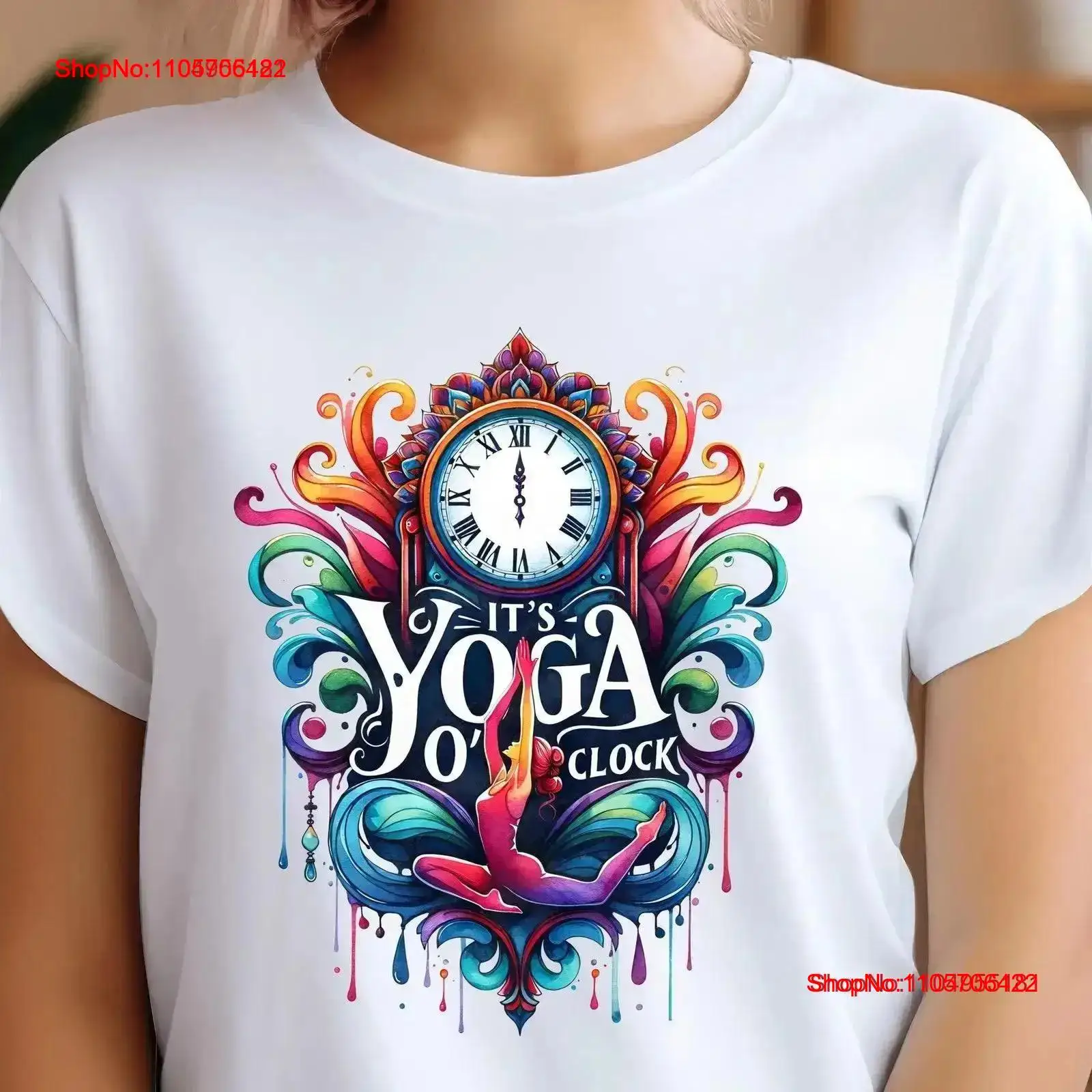 Yoga T Shirt It's O'Clock Medi - Yoga Fitness Instructor ulasan dan harga