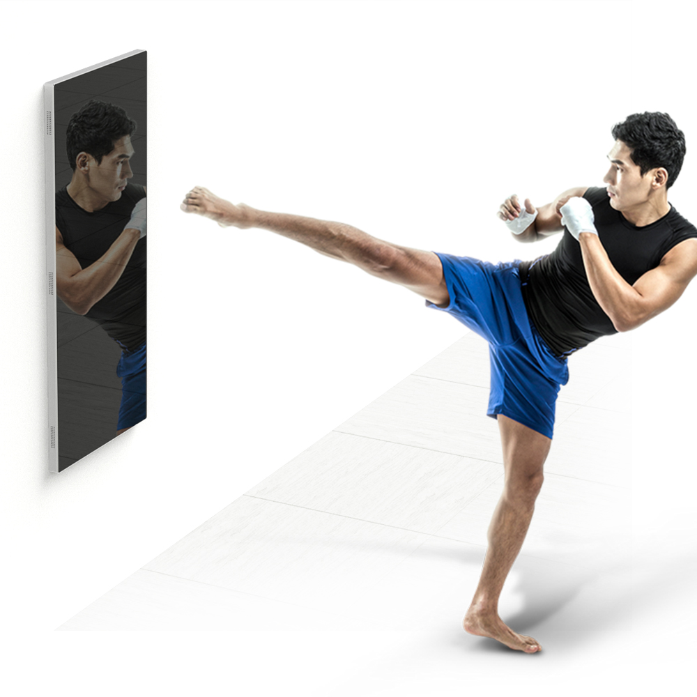 Wall Mounted Interactive Mirro - Yoga For Fitness App ulasan dan harga