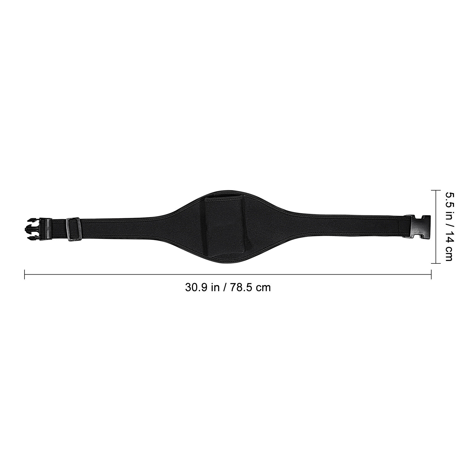 Mic Belt Black Premium Microph - Yoga Fitness Instructor ulasan dan harga