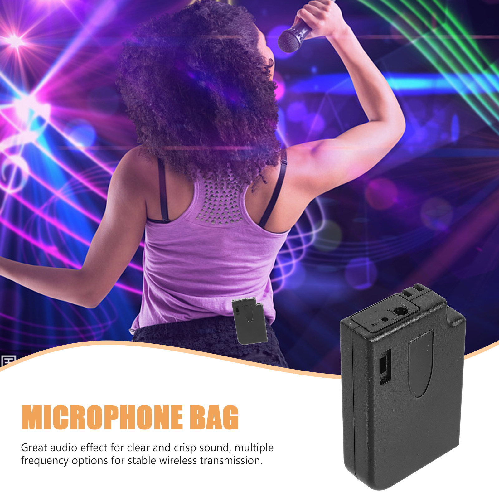 Professional Mic Belt Pouch fo - Yoga Fitness Instructor ulasan dan harga