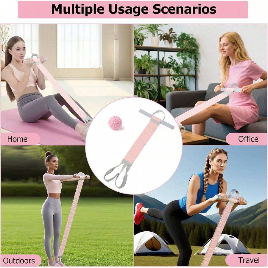 120-Pound Resistance Band With - Yoga Fitness Resistance Band ulasan dan harga