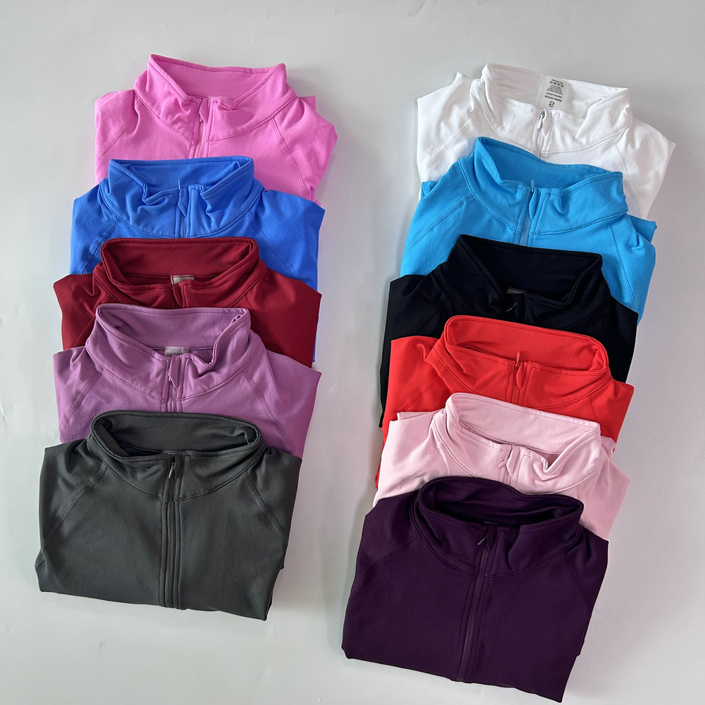 No Logo Yoga Jacket With Half  - Yoga Of Fitness ulasan dan harga