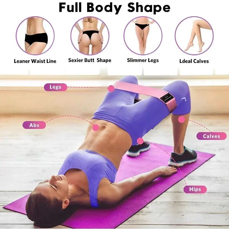 Fabric Resistance Hip Booty Ba - Yoga Fitness Resistance Band ulasan dan harga