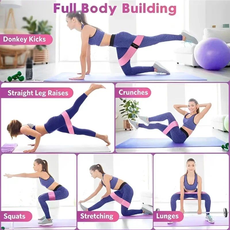 Fabric Resistance Hip Booty Ba - Yoga Fitness Resistance Band ulasan dan harga