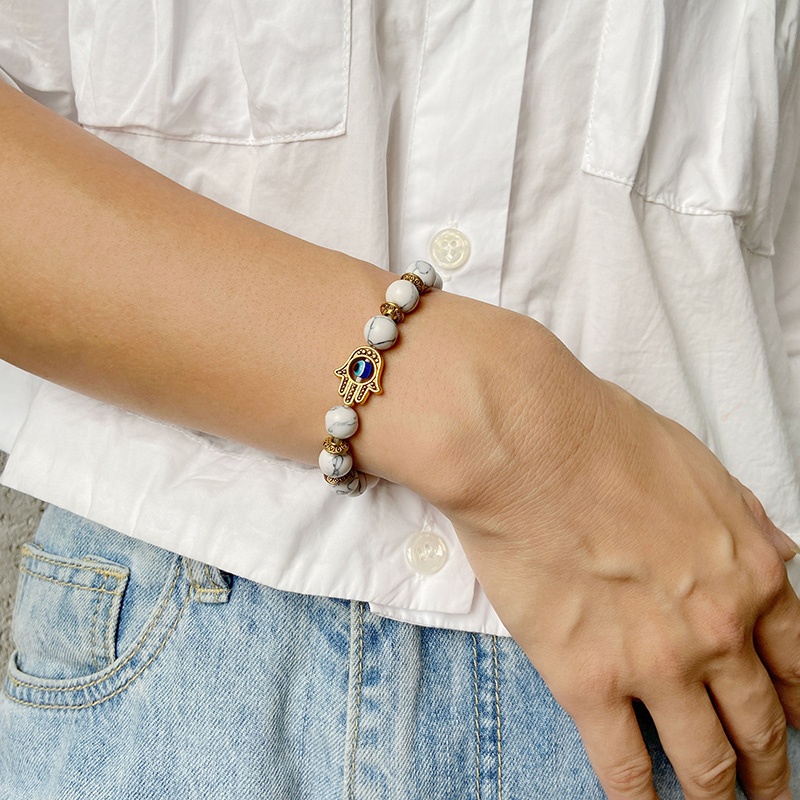 Natural Stone Men Bracelet Fas - Yoga Fitness Tracker ulasan dan harga