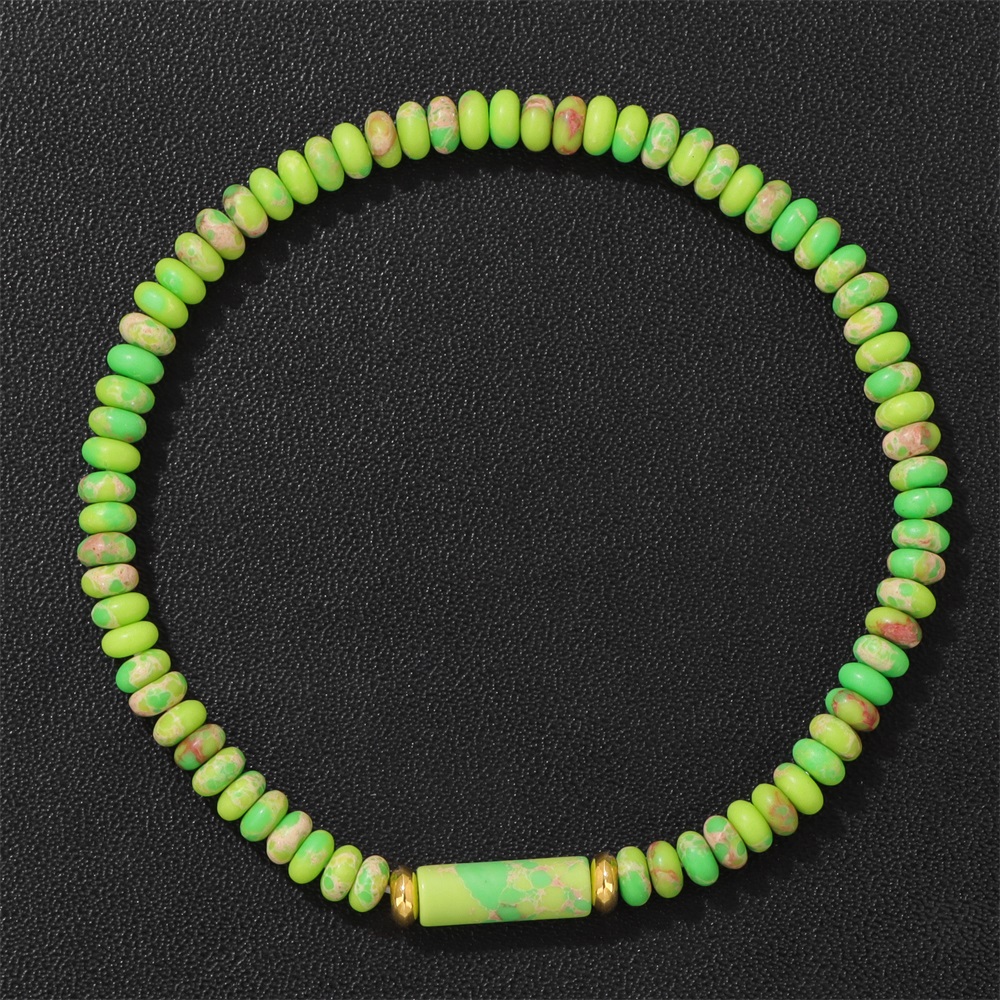 Bohemia Natural Stone Bracelet - Yoga Fitness Tracker ulasan dan harga
