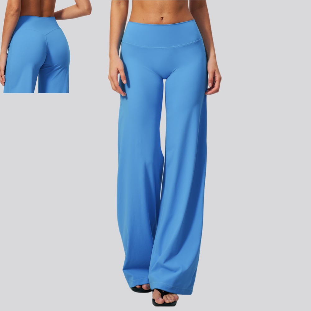 Women High Waist Wide Leg Pant - J-Yoga Fitness ulasan dan harga