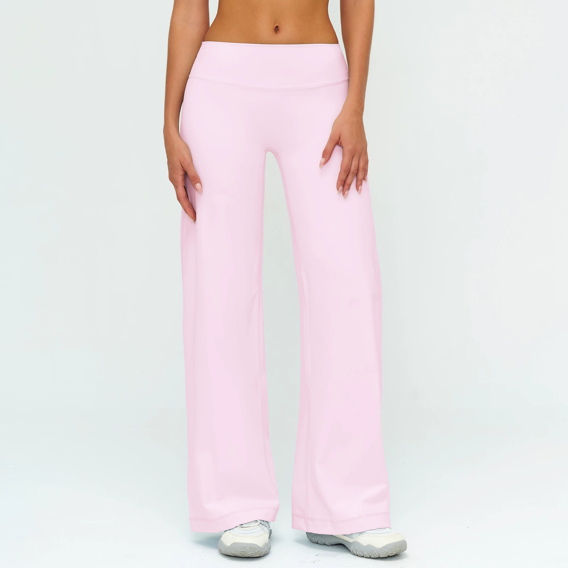 Women High Waist Wide Leg Pant - J-Yoga Fitness ulasan dan harga