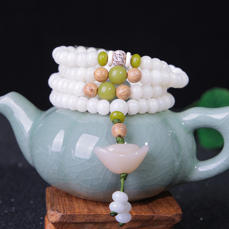 108 White Jade Bodhi Roots Bra - Yoga Fitness Tracker ulasan dan harga
