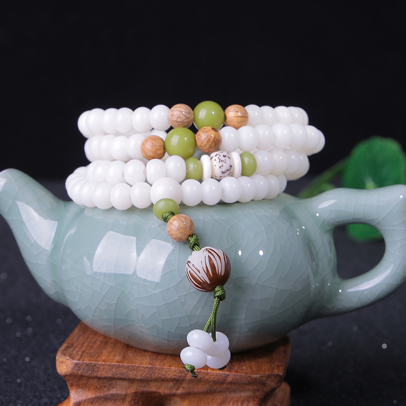 108 White Jade Bodhi Roots Bra - Yoga Fitness Tracker ulasan dan harga