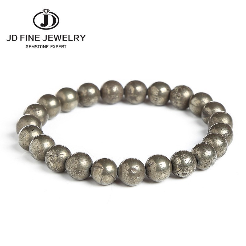 JD Natural Pyrite Beaded Brace - Yoga Fitness Tracker ulasan dan harga